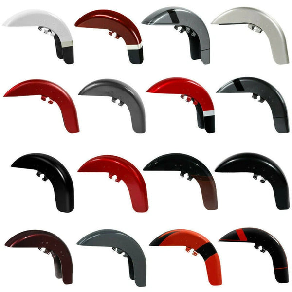 Painted Front Fender Fit For Harley Touring Cvo Street Road Glide 2014-2022 2021