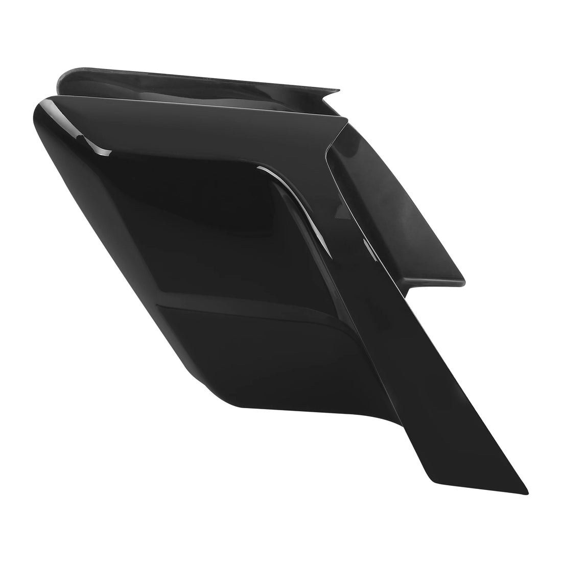 Stretched Side Covers Panel Fit For Harley Electra Glide 2014-2024 Black Forest