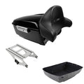 King Trunk Backrest Pad Mounting Rack Fit For Harley Street Electra Glide 14-26