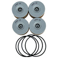 4pcs Oil Filter For Suzuki DR-Z250 01-07 GN250 NJ42A 82-00 Drz 250 SP250 82-85