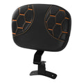 Black+Orange Front Driver Backrest Fit For Harley Touring Street Glide 2009-2024