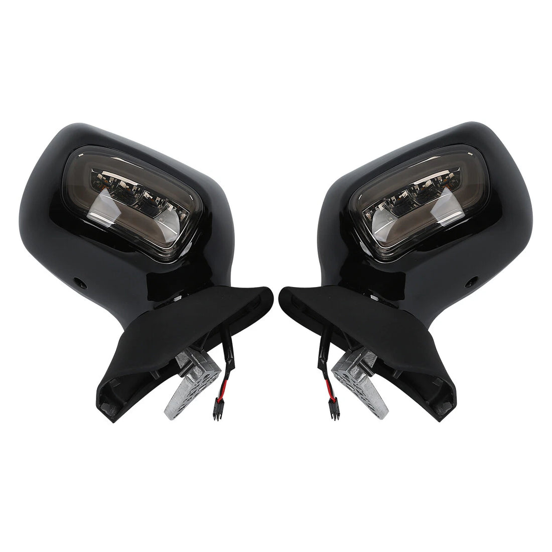 Rear View Mirrors Smoke Turn Signal Lens Fit For Honda Goldwing GL1800 F6B 13-17