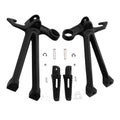 Passenger Footrest Footpegs Bracket Fit For Suzuki GSXR1000 2007-2008 Sand Black