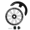 21" Front Wheel Rim Single Disc Hub Fender Fit For Harley Street Glide 2008-2024