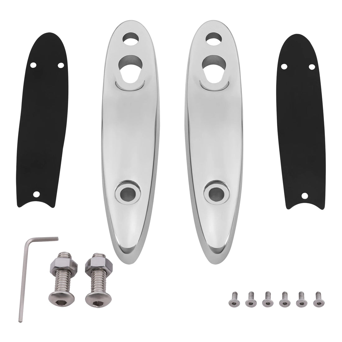 Chrome Turn Signals Extension License Plate Kit Fit For Harley Softail 2000-2025