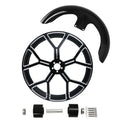 21" Front Fender Wheel Rim & Dual Disc Hub Fit For Harley Street Glide 2008-2024