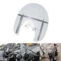 Motorcycle 7/8'' 1'' Handlebars Deflector Clear Windshield Windscreen For Harley