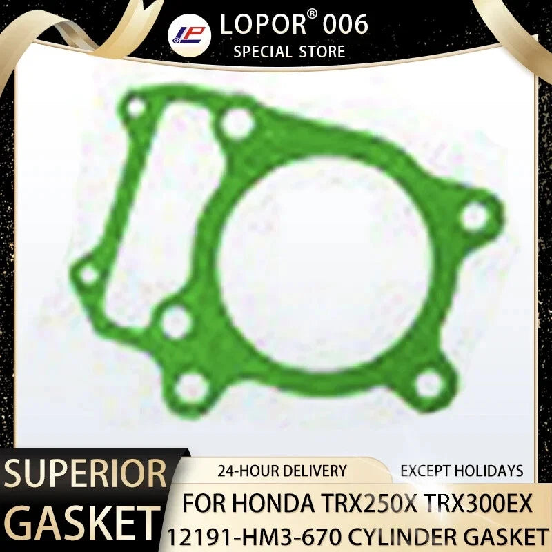 Cylinder Base Seal Gasket For Honda TRX250X 87-92 TRX300EX 93-09 TRX 250 X 300