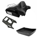 Chopped Trunk Rack Backrest Mount Fit For Harley Touring Road Glide 09-13