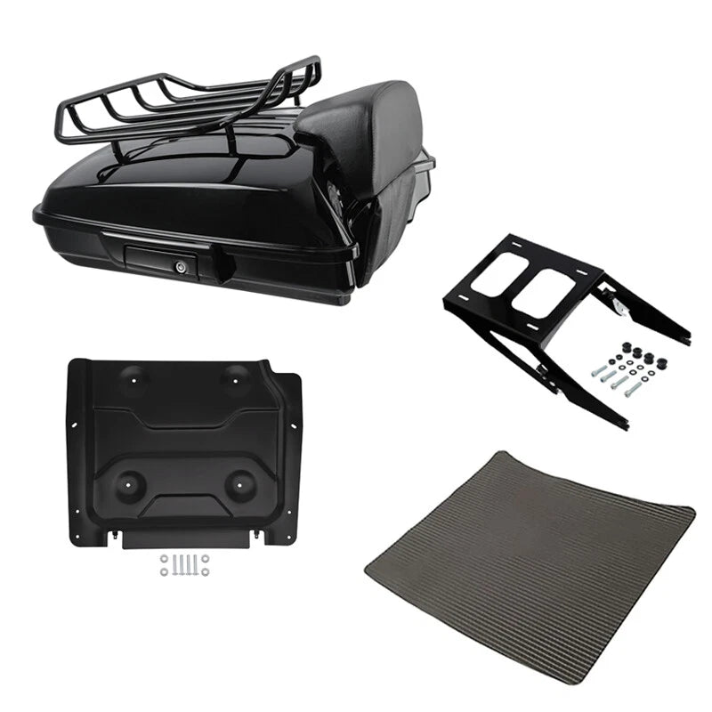 Razor Trunk Backrest Mount Rack Plate Fit For Harley Sport Glide 18-Up