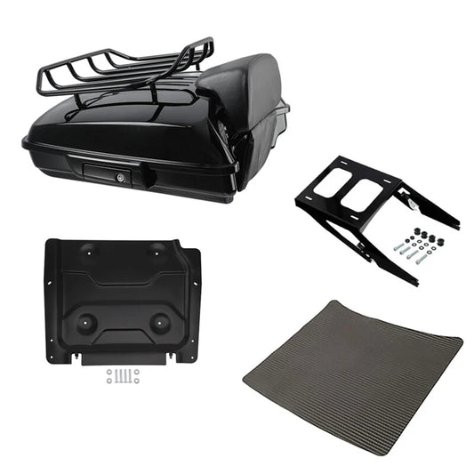 Razor Trunk Backrest Mount Rack Plate Fit For Harley Sport Glide 18-Up