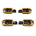 Driver & Passenger Footpegs Footrests Fit For Harley Fat Boy Low Rider 2018-2025