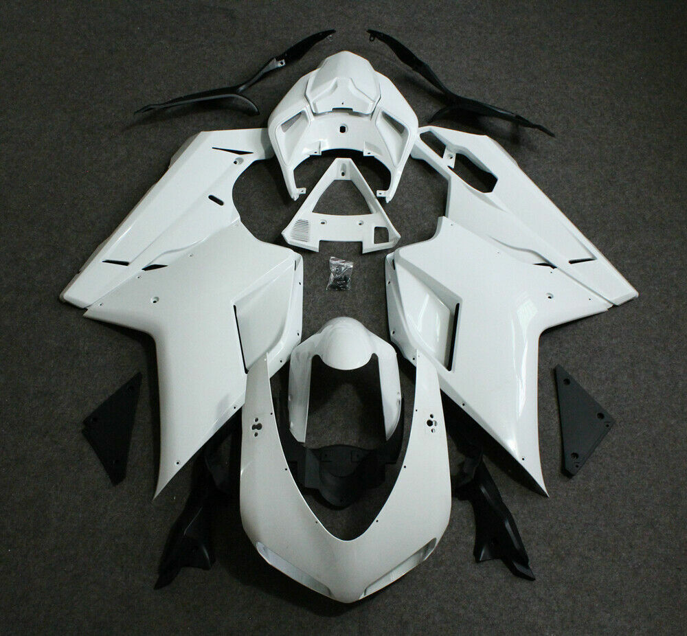 Fairing Kit For Ducati 848 1098 1198 2007-2012 Unpainted ABS Injection Bodywork