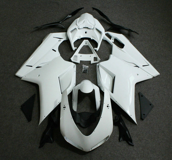 Fairing Kit For Ducati 848 1098 1198 2007-2012 Unpainted ABS Injection Bodywork