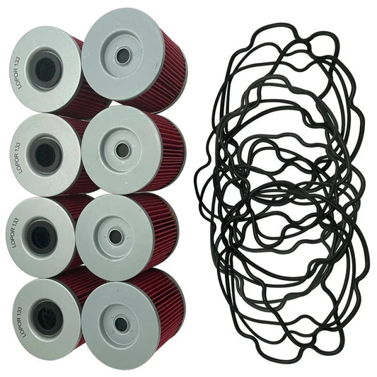 8PCS Oil Filter For Suzuki GSX750L 79-81 GSX750 80-82 GSX750S 84-86 GSX750E