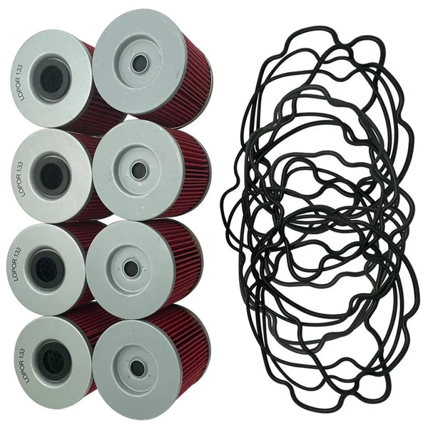 8PCS Oil Filter For Suzuki GSX750L 79-81 GSX750 80-82 GSX750S 84-86 GSX750E