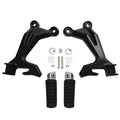 Fit For 2017-2025 Kawasaki Ninja 650 Z650 Passenger Rear Foot Pegs Bracket Black