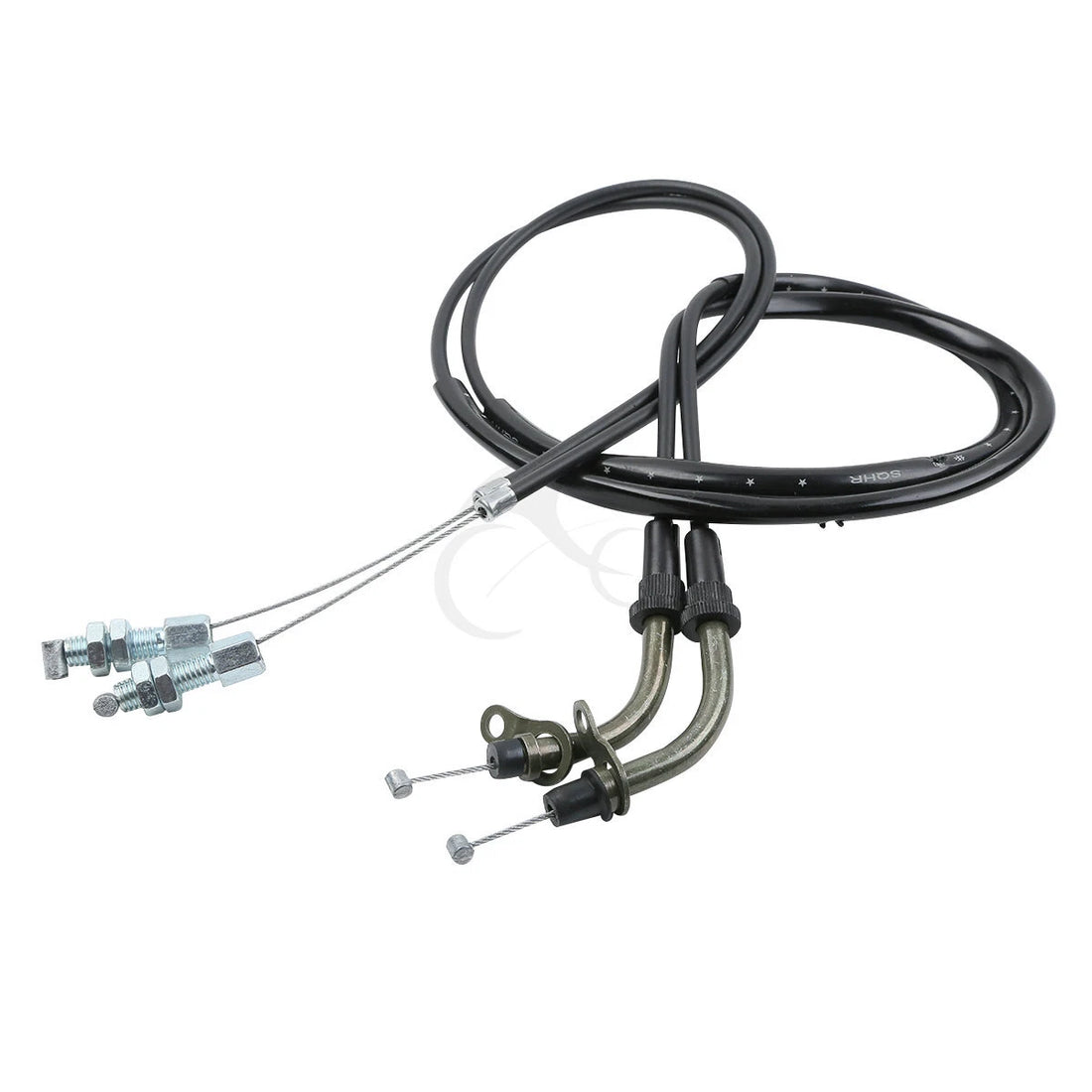 Pull Push Throttle Cable Wire Line Gas Fit For Suzuki GSXR600 GSXR750 2006-2009