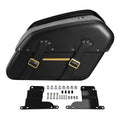 Black Saddlebags Side Bag Mount Kit Fit For BMW R18 Classic 2021-2024