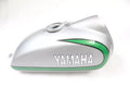 Petrol Gas Tank Steel Made Silver Painted Fits TO Vintage Yamaha LT100 Enduro