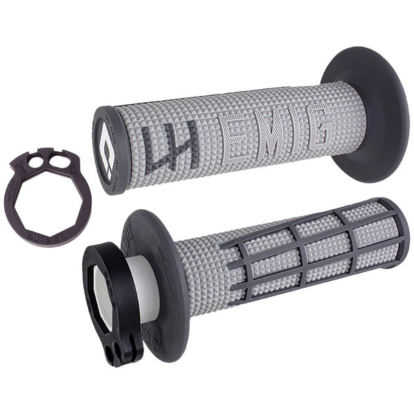Odi V2 Emig 2.0 MX Lock-On Grips Grey/Graphite For Honda CRF250L (ABS) 2017-2020