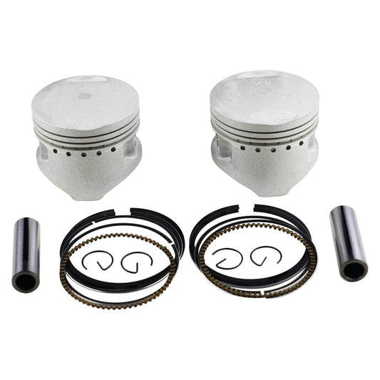Std +25 68.25mm Piston Ring Kit For Yamaha XV400 91-94 XVS400 Drag Star 96-17