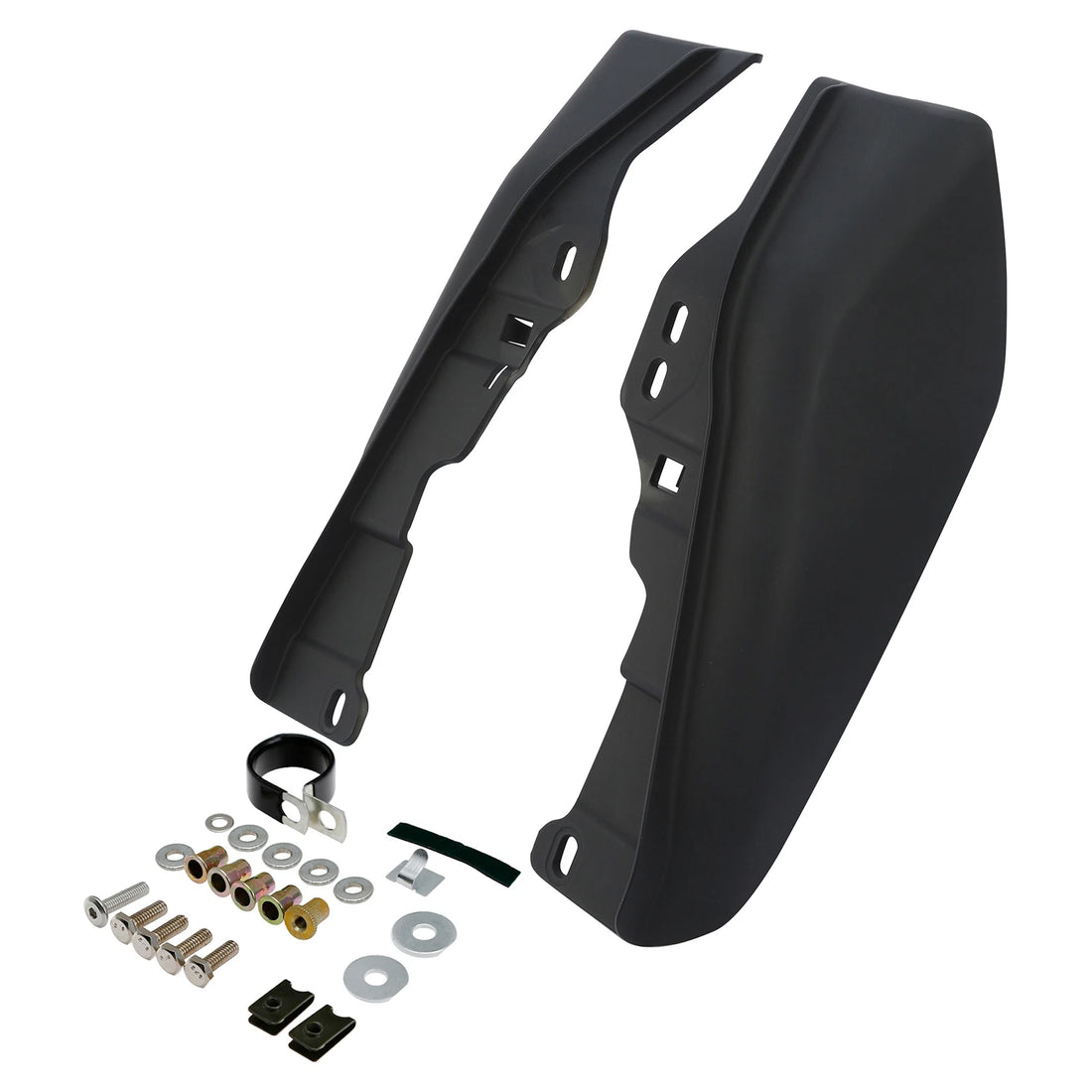 Matte Black Mid-Frame Air Deflectors Fit For Harley Road Electra Glide 2009-2024