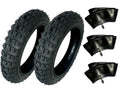 2 HD Tires + 3 Tubes Straight Valve Size 2.50-10 2.50X10 For Yamaha TTR50E 50CC