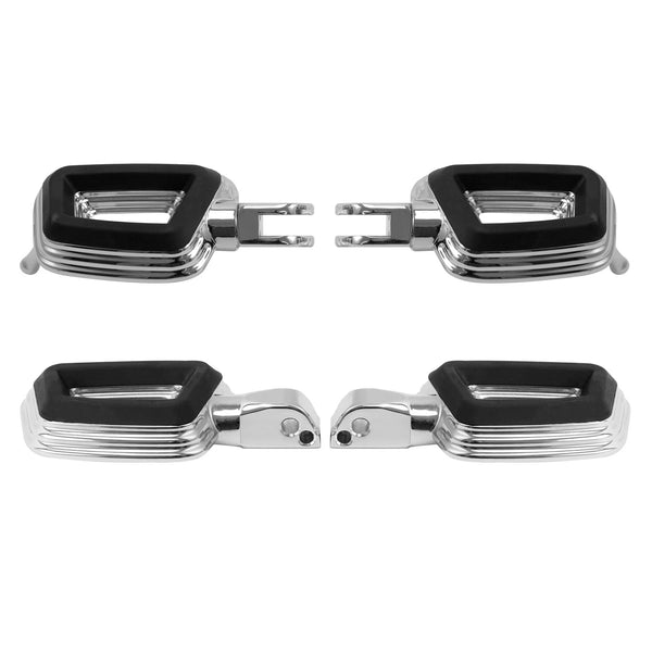 Driver & Passenger Foot Pegs Footpegs Fit For Harley Softail Slim Fat Boy 18-25