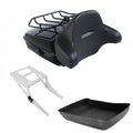 Chopped Trunk Backrest Rack Mount Fits For Harley Softail Fat Boy 2008-2017