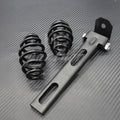 Black Solo Seat 3" Springs Bracket Mounting Kit For Harley Chopper Bobber Custom