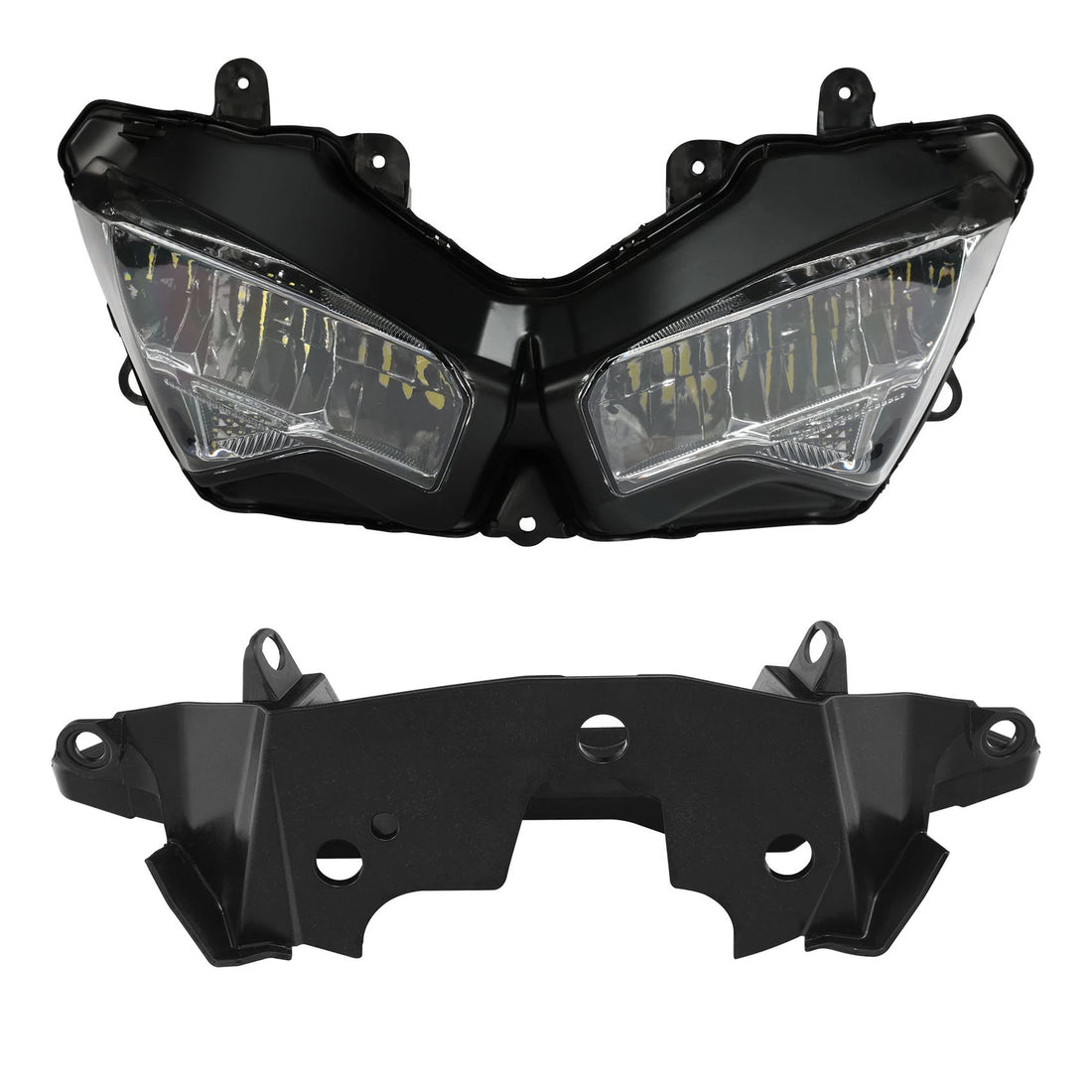 Front Headlight Assembly Stay Fairing Bracket Fit For Kawasaki Ninja ZX6R 19-23