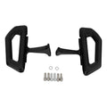 Black Rear Passenger Footboard Floorboard Fit For Harley Road Street Glide 93-25