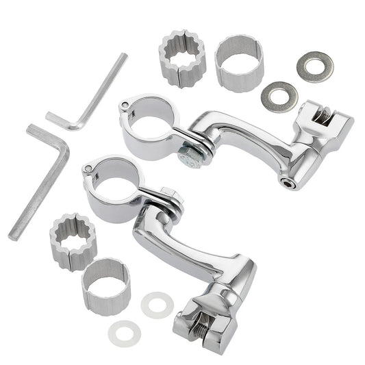 22mm-35mm Engine Guard Highway Foot Pegs Mount Fit For Harley Touring Road Glide