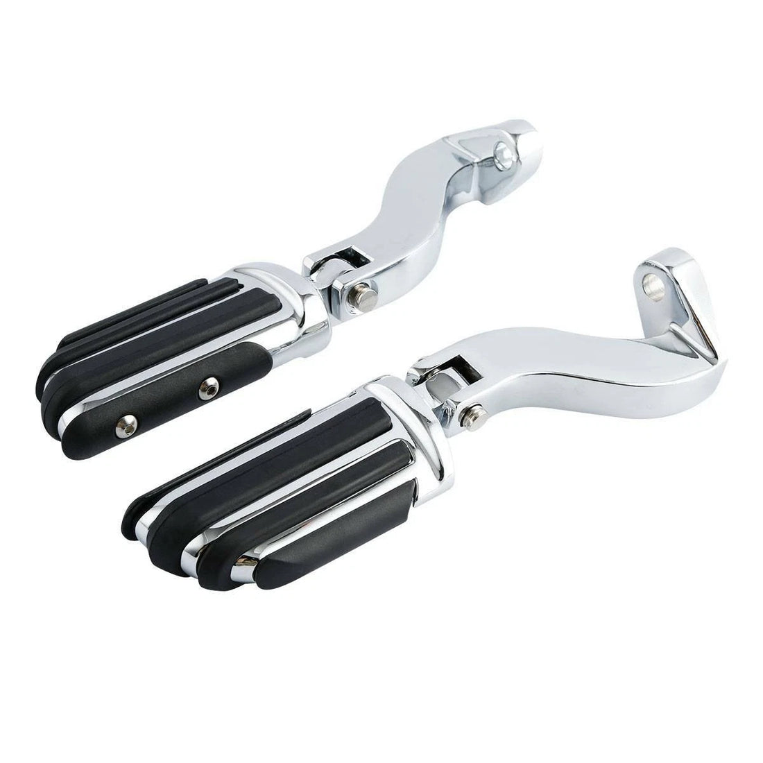 Chrome Rear Passenger Footpeg Pilot Pegs Mount Fit For Harley Touring 1993-2024