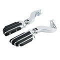 Chrome Rear Passenger Footpeg Pilot Pegs Mount Fit For Harley Touring 1993-2024