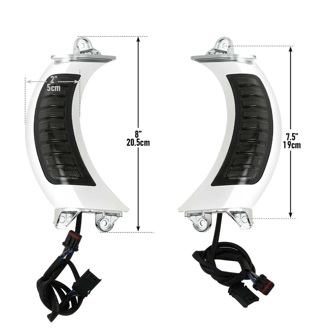 Headlight Fairing Vent Turn Signals Marker Fit For Harley Road Glide 2015-2024