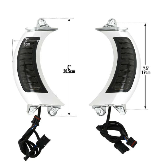 Headlight Fairing Vent Turn Signals Marker Fit For Harley Road Glide 2015-2024