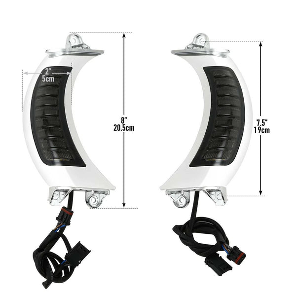Headlight Fairing Vent Turn Signals Marker Fit For Harley Road Glide 2015-2024
