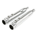 4" Chrome Slip on Straight Mufflers Exhaust Fit For Harley Road Glide 2017-2024