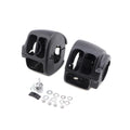 Black Switch Housing Cover Kit For Harley Sportster 1200 Dyna Softail Touring