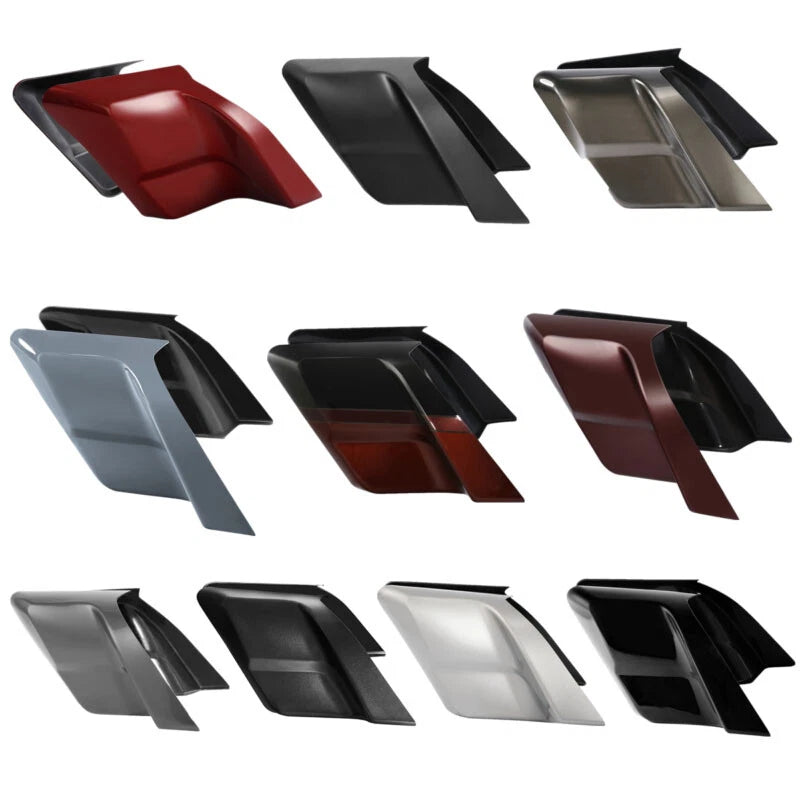 Stretched Side Fairings Covers Panel Fit For Harley Road King Street Glide 14-23