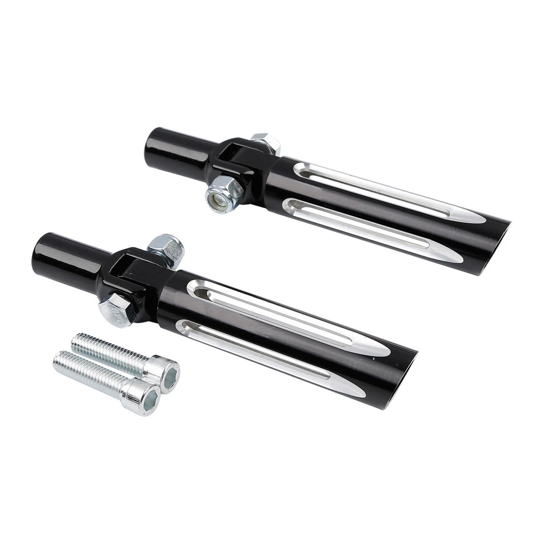 Passenger Footpegs Footrests Fit For Harley Softail Fat Boy Flstf Fxst 2000-2006
