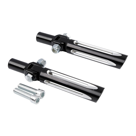 Passenger Footpegs Footrests Fit For Harley Softail Fat Boy Flstf Fxst 2000-2006