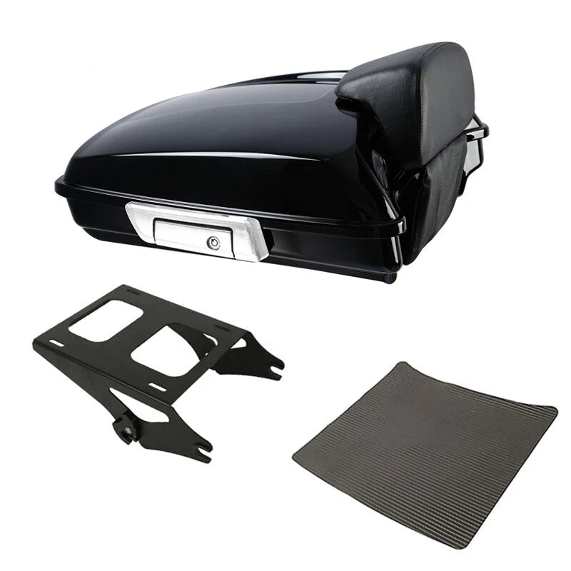 Razor Trunk Backrest Two-Up Mount Fit For Harley Touring Road Glide 2014-2026 25