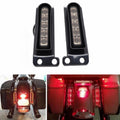 LED Inserts Saddlebag Support Tail Turn Signal Light For Harley Electra Glide