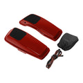 6x9" Saddlebag Speaker Lids Fit For Harley Touring Road King 14-2024 Wicked Red