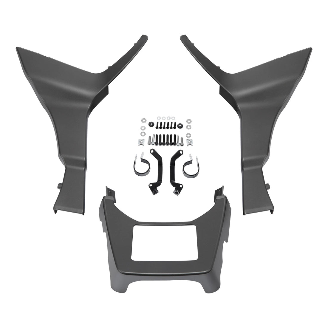 Side Fairings Chin Spoiler Fit For Harley Road Glide 17-23 Industrial Gray Denim