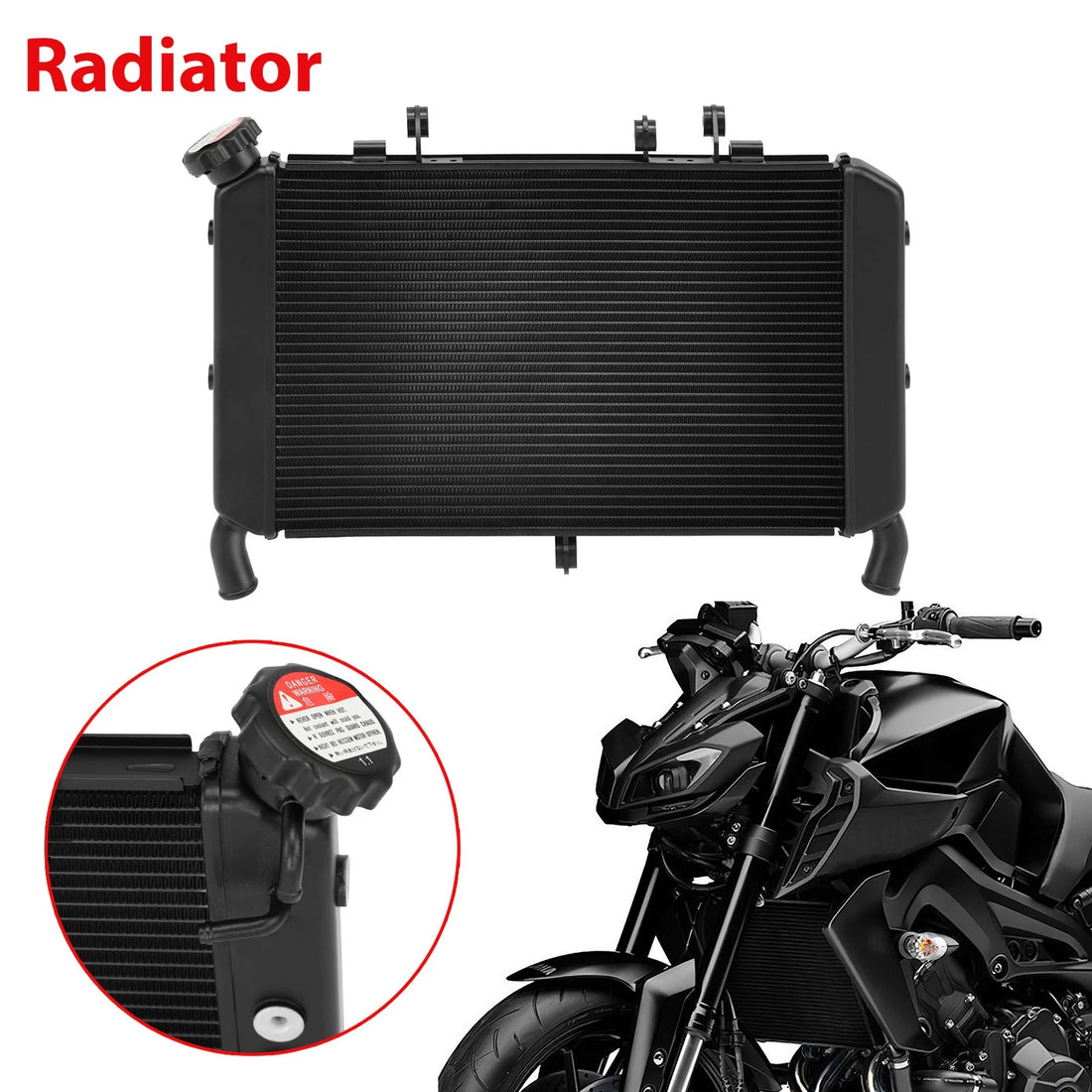Radiator Fit For Yamaha FZ09 MT-09 2014-2020