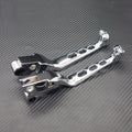 Pair Chrome Skull Brake Clutch Lever For Harley Softail Night Train Dyna